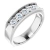 14K White 1 CTW Diamond Mens Ring Ref 13400349